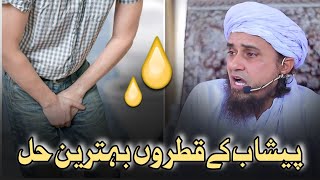 Peshab ke qatron ka behtarin ilaaj  Mufti Tariq Masood  IslamicYouTube2 [upl. by Notirb]