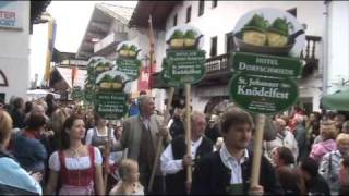 Dumpling Festival in St Johann in Tirol Austria [upl. by Elpmet62]