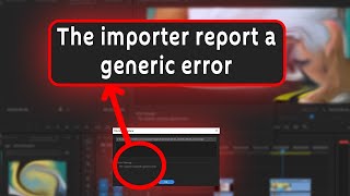 Как исправить ошибку The imported a generic error за Секунду [upl. by Most]