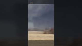 Violent Wedge Tornado Almost Hits a House Iowa yesterday 33123 [upl. by Auof]