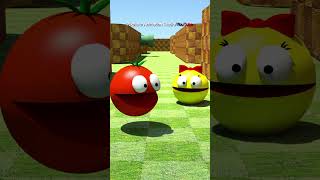 🤣TRex like Tomato 🍅 pacman trex tomato humor funny memes animation like cartoon comedy [upl. by Xet]