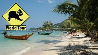 Voyage en Thailande île de Koh Tao Maryse amp Dany © Youtube [upl. by Eemia188]