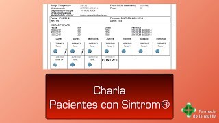 Video Sintrom 2  Necesidad controles periódicos [upl. by Stoll]