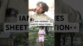 HERMES SHEETS IAN REACTION👀🔥 viral shorts ian valedictorian reaction topshelflsn [upl. by Chico]