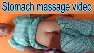 Stomach massage video  पेट की मालिश कैसे करें gasproblem nabhi dharan [upl. by Mellen53]