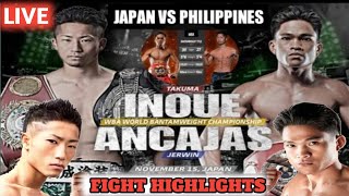 Live November 15 2023 TAKUMA INOUE VS JERWIN ANCAJAS  FIGHT HIGHLIGHTS  FIGHT UPDATES  BOXING [upl. by Alber]