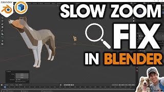 Fixing the SLOW ZOOM Issue in Blender Quick Tutorial [upl. by Ahsiakal]