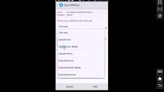 Dropsync Dropbox Sync Program for Android How To [upl. by Mallon963]