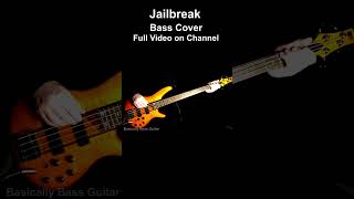 Jailbreak Bass Cover – Thin Lizzy ThinLizzy basicallybassguitar jailbreak [upl. by Teiluj]