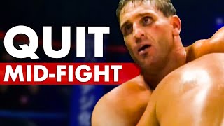 10 Fighters That Abruptly Quit MidFight [upl. by Virgie]