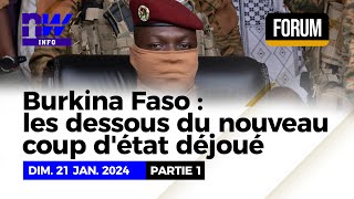 Burkina  les dessous du nouveau coup détat déjoué P1 [upl. by Haerr]