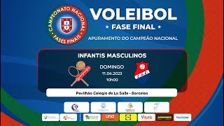 LEIXÕES SC x ESMORIZ GC  FASE FINAL INFANTIS MASCULINOS 2023  7º e 8º LUGAR [upl. by Dix]