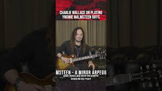 Charlie Wallace Plays Yngwie Malmsteen Riffs blacksmoketrigger yngwiemalmsteen metalinjection [upl. by Kurtzman]