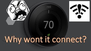 My Nest Thermostat will not connect to WIFI Here is what I did to fix it [upl. by Brooks426]