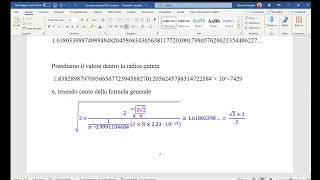 Formula sulla DN Constant che collega micro e macrocosmo e fornisce come risultato il Numero Aureo [upl. by Edla]