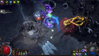 【POE】32 BSC Deadeye LAbarrage Uber Elder Deathless 銳眼元素弓 終極尊者 [upl. by Einwahs]