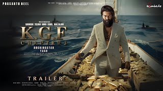 KGF Chapter 3  Hindi Trailer  Rocking Star Yash  Raveena Tondon  Prabhas  Prashanth Neel [upl. by Airt704]