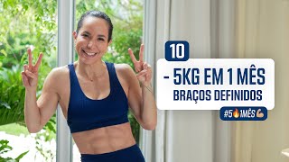 Como derreter gordura dos braços em casa  5kg em um mês  Carol Borba [upl. by Introc]