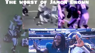 Jamon Brown quothighlightsquot in Eagles vs Ravens [upl. by Bobbette]