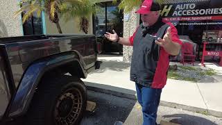 Flowmaster Outlaw cat back exhaust on a 22 Jeep Gladiator review CampH Auto Accessories 7542054575 [upl. by Thomajan340]