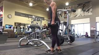 Staggered Stance Single Leg Deadlift [upl. by Sileray]