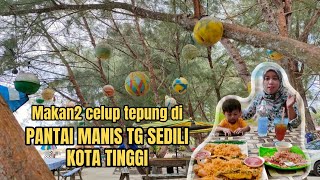 VLOG  PANTAI MANIS TG SEDILI KOTA TINGGI  NYAMAN DAN BERSIH [upl. by Anerok]