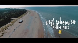 West Schouwen  Netherlands  Mit der Drohne über die Nordsee  Renesse 2018 [upl. by Thedrick344]