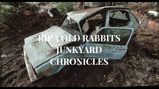 SELLING 3 VW RABBITS ON THE FAMILY JUNKYARD FAIL THEY FELL APART [upl. by Aynna]