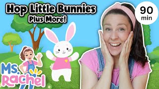 Hop Little Bunnies Hop Hop Hop  More Ms Rachel Nursery Rhymes amp Kids Songs [upl. by Barbour38]