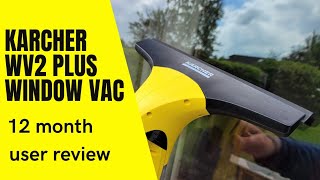 Karcher WV2 Plus Window Vacuum 12 month user review [upl. by Pillyhp]