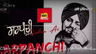 Sarpanchi Pind Di Song  Sidhu Moose Wala New Song  Latest Punjabi Songs 2024 [upl. by Eirellav]