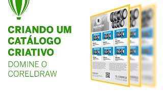 CRIANDO UM CATÁLOGO  CORELDRAW [upl. by Joli]