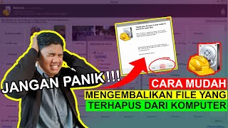 CARA MENGEMBALIKAN FILE YANG TERHAPUS PERMANEN DENGAN RECUVA  RECUVA TUTORIAL [upl. by Malissa]