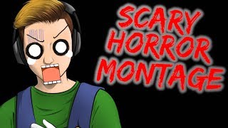 BEST JUMPSCARE REACTION MONTAGE HALLOWEEN SPECIAL 2018  Luigikid [upl. by Juanne]