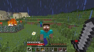 How To Spawn Herobrine In Minecraft 18 NO MODS [upl. by Birch]