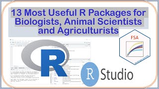 13 Most Useful R Packages for Biologists Animal Scientists and Agriculturists [upl. by Allister]