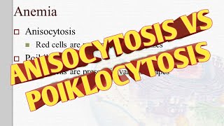 Anisocytosis Vs Poikilocytosis important question in lab interview [upl. by Kandy]