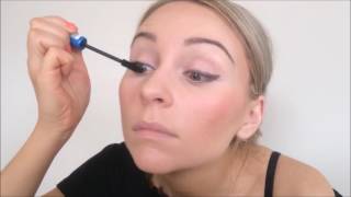 Test RIMMEL LONDON 100 WATERPROOF MASCARA [upl. by Hpejsoj640]