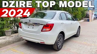 DZIRE 2024 ZXI PLUS TOP MODEL  Maruti Suzuki Dzire Top Model 2024 White Colour Review [upl. by Link]