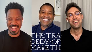 Denzel Washingtons Hilarious Interview for THE TRAGEDY OF MACBETH [upl. by Seyer819]