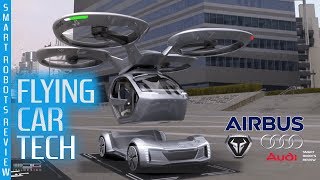 Flying Cars Tech by ITALDESIGN Audi and Airbus  Pop Up Next  Smart Robots Review [upl. by Llednyl]