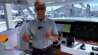 Walkthrough  Regal 50 SAV at Fort Lauderdale Boat Show [upl. by Zanlog63]