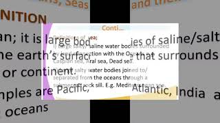 FORM 3 GEOGRAPHY LESSON 25 OCEANS  SEAS AND THEIR COASTS [upl. by Purity]