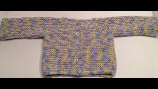 MAGLIA TUTORIAL COME FARE UN CARDIGAN DA BAMBINOA parte 2 di 2 [upl. by Mor]