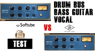 Tube Tech CL1B Compressor Plugin Comparison  Plugin Shootout  Uad vs Softube  VST Plugins [upl. by Nyliahs]