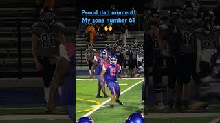 Millville football proud myson football subscribe comment fatherhood eagles [upl. by Notsae]