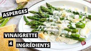 ASPERGES VINAIGRETTE 4 INGRÉDIENTS 🥗 asperges simple et rapide [upl. by Inga]