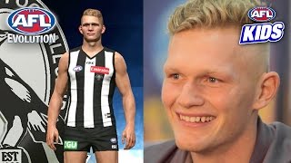 Adam Treloar plays AFL Evolution [upl. by Enitsed]