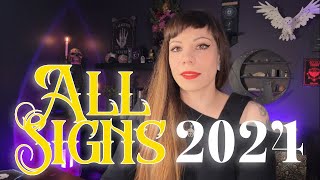 ALL SIGNS  2024 MESSAGES ✨💖✨TAROT READING FOR THE YEAR AHEAD [upl. by Anividul]