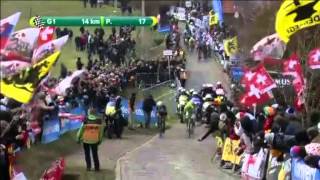 Fabian Cancellara impressive attack on Paterberg Tour of Flanders 2013 [upl. by Leahcimsemaj]